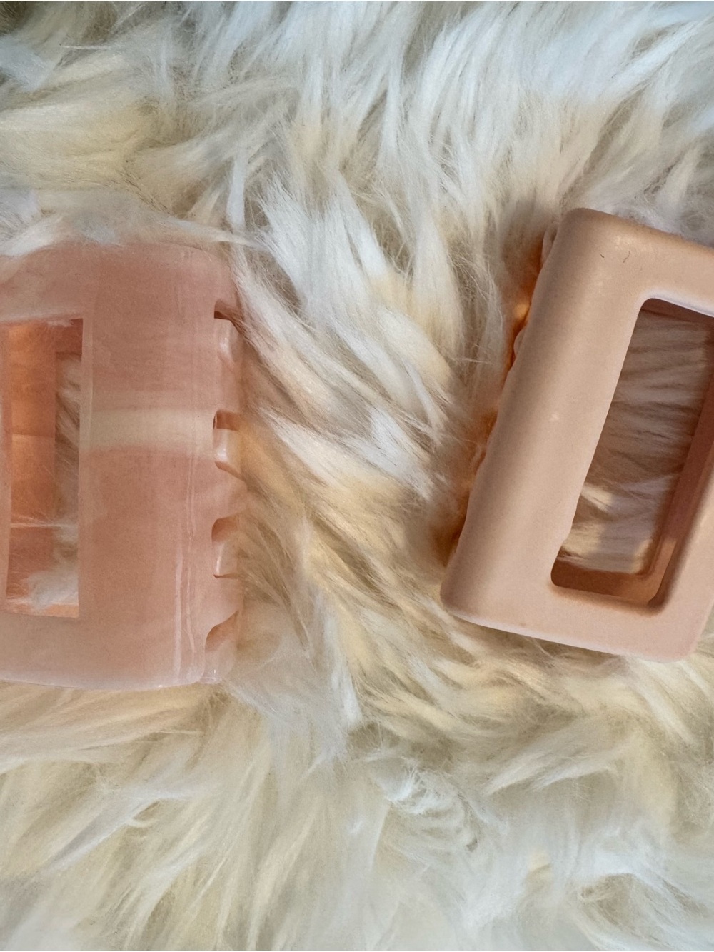 Neutral Blush Women’s Hair Claw Clip Set - Stylish Everyday Hold